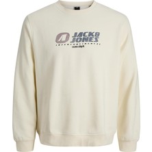 Jack & Jones Erkek Bej Sweat 12282791