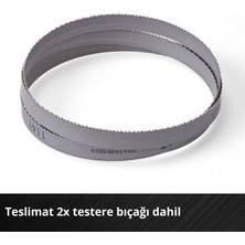 Einhell TE-MB 18/127 U Li-Solo Power X-Change Akülü Şerit Testere  (18 V, 115 mm Kesim Yüksekliği, 127 mm Kesim Genişliği, Taban, LED Aydınlatma,  2x Şerit, Akü dahil değildir) - 4504215