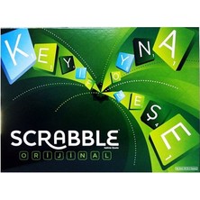 Mattel Scrabble Orijinal Türkçe Kelime Oyunu Kız Çocuklar İçin Eğlenceli 2-4 Kişilik