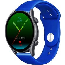 Tagomoon Amazfit Gtr 3 ve Gtr 3 Pro Akıllı Saat Uyumlu Yumuşak Dokulu Silikon Kordon Kayış