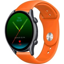 Tagomoon Amazfit Gtr 3 ve Gtr 3 Pro Akıllı Saat Uyumlu Yumuşak Dokulu Silikon Kordon Kayış