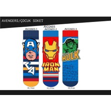 Avengers Soket Çorap 22603 Tekli