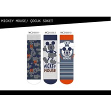 Mıckey Mouse Soket Çorap 21555 Tekli