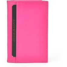 Ziya, Unisex Hakiki Deri Kartlık 1539852Z03 Fuşya