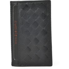 Ziya, Unisex Hakiki Deri Kartlık 1539852Z04 Siyah