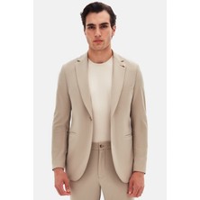 Twn Slim Fit Bej Düz Takim Elbise 4EC05E301545M