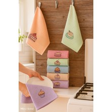 Mira Home 6 Parça Mutfak Kurulama Bezi 30 x 50 cm Cake