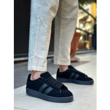 BA0235 Boa Iki Çizgili Siyah Taban Erkek Günlük Ayakkabı