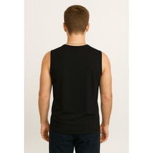 Axxel Erkek Siyah Askılı T-SHIRT-D690