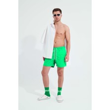 Erkek Basic Yeşil Deniz Şortu