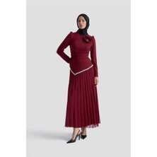 Armine Abiye 25YD9187 Bordo