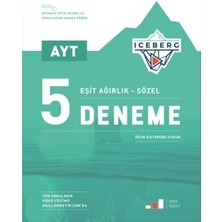 Okyanus Yayınları Ayt Iceberg 5 Deneme Eşit Ağırlık - Sözel