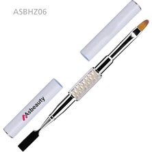  Çift Başlı Tırnak Itici Kazıyıcı + Naylon Jel Fırçası