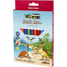 Nova Color Keçeli Kalem Felt-Tip Pens- 12 Li
