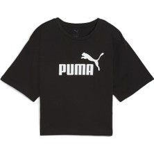 Puma Ess Cropped No. 1 Logo Tee Kadın Kısa Kollu Tişört 68497201
