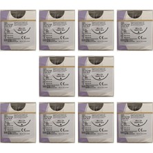 Lummed Trusynth - Pga No: 1 75CM 3/8 Keskin 40MM V-270 - 10 Paket