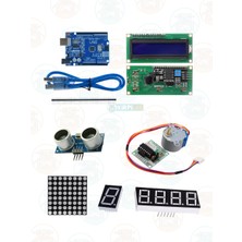 Arduino Başlangıç Seti 38 Parça 185 Bileşenli Gelişmiş Maker Seti + Saklama Kutulu