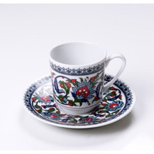 Güral Porselen Gözde Double Topkapı Kahve Fincan Seti 2 Kişilik