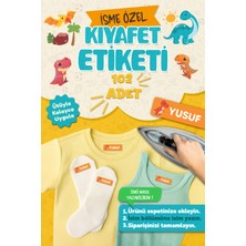 Kıyafet Etiketi - Okul Kıyafetlerine Kişiye Özel 30 Saniyede Kolay Uygulama Yıkanabilir - Yıldızlar