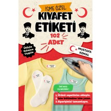 Kıyafet Etiketi - Okul Kıyafetlerine Kişiye Özel 30 Saniyede Kolay Uygulama Yıkanabilir Ay Yıldız