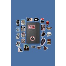 MS Major Selection Gothic Sticker Paketi /bullet Journal Defter Çıkartma Ajanda Laptop Etiket