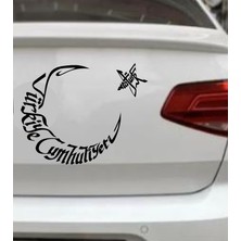 Sticker Usta Ay Yıldız Atatürk Türk Bayrağı Sticker Araba Oto Motosiklet Karavan Etiket 00053
