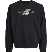 Jack & Jones Jack Jones Erkek Siyah Sweat 12282791