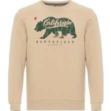 Routefield Home Erkek Kahverengi Sweatshirt