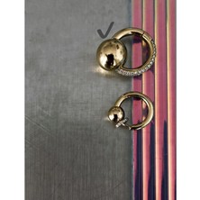 Nesly Accessories Rain Orbit Küpe (Büyük)