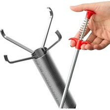 ® Tıkanıklık Açma Makinesi Gider Borusu Açma Temizleme Çubuğu Aparatı Mutfak Banya Drenaj Duş