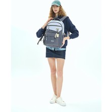 Pierre Cardin Okul Sırt Çantası Mavi 07Pc18823-M