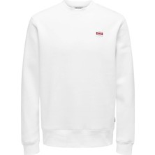 Only & Sons Onsdawson Beyaz Erkek Sweatshirt 22033193