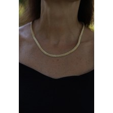 Yenigün Kuyumculuk 14 Ayar Altın Kalın Örme Halat Zincir Gerdanlık