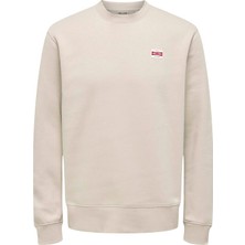 Only & Sons Onsdawson Krem Erkek Sweatshirt 22033193