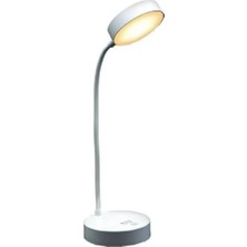 Neo Vista Şarjlı Dokunmatik 3 Kademe 20 LED Çalışma Okuma Işığı Flexible Berlin Masa Lambası Beyaz