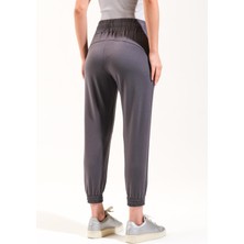 725909_ Kadın Cepli Bel ve Paça Lastikli Modal Jogger Pantolonu