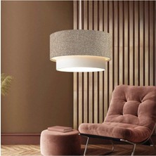 Bej Krem Avize Pasta Kumaş Sarkıt Iki Katlı PAV50