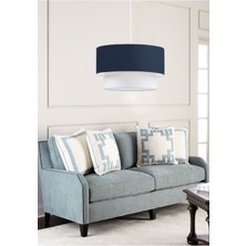 Lacivert Kumaş Sarkıt Avize Yatak Odası Salon Mutfak PAV73