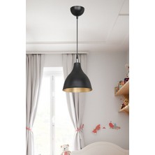 Siyah Sarkıt Şık Tekli Modern Avize PSK23