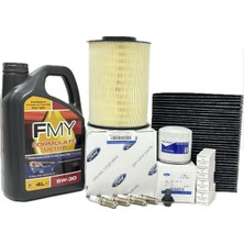 Ford Focus 2 1.6 Benzinli Filtre Bakım Seti 2008-2011 Hava+Yağ+K.polen+Buji Seti+Motor Yağı