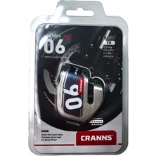 CRANNS ZERO6 Disk Kilidi Motosiklet Bisiklet Scooter 6mm Pim Kalınlık Hatırlatma Kablolu Evrensel
