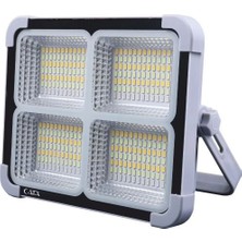 Cata 200W Taşınabilir Solar LED Projektör IP65 Su Geçirmez Enerji Bağımsız Aydınlatma