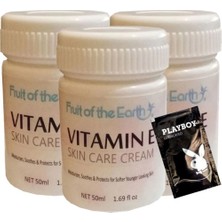 Fruit Of The Earth Skin Care 3x Adet Cream 50 ml Antıagıng Krem SNMP20409 + 1 Adet Jel Hediye