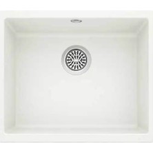 Simpex Tek Göz Tezgah Altı Uyumlu ( 50X40CM ) BEYAZ