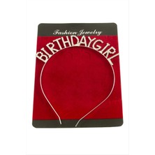 Birthday Girl (Doğum Günü Kızı) Yazılı Taşlı Taç