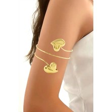 Kalp Figürlü Üst Kol Pazu Bilekliği