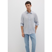 Mavi Çizgili Mavi Gömlek 0211694-90913