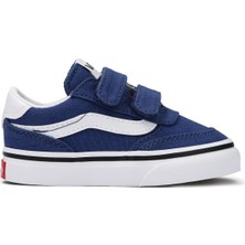 Vans Brooklyn LS V Mavi Unisex Çocuk Sneaker