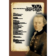 Dörtöğe Felsefe ve Bilim Tarihi Yazıları Hakemli Dergi Yıl: 13 Sayı:26