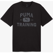 Puma Graphics Train Logo Rlxd T Erkek Siyah Antrenman T-Shirt.siyah